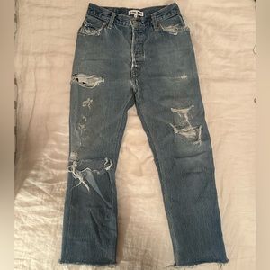 Re/done x Levis distressed vintage jeans
